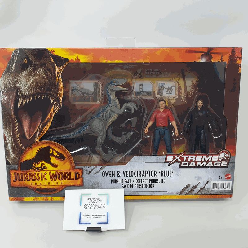 Figurine Jurassic World Coffret Poursuite Velociraptor