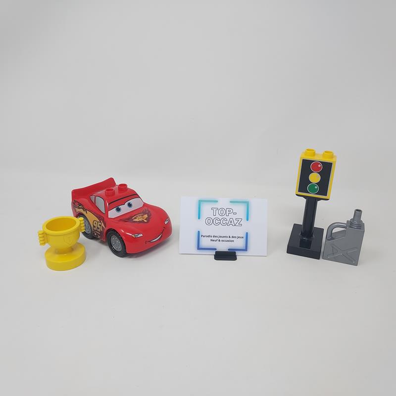 Lego Duplo Cars Flash McQueen et ses accessoires Disney