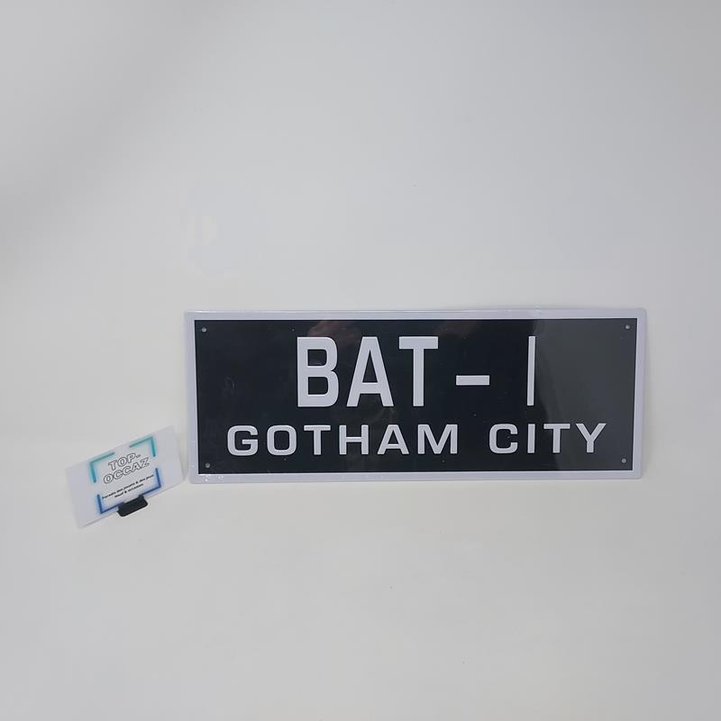 Plaque Batman Gotham City