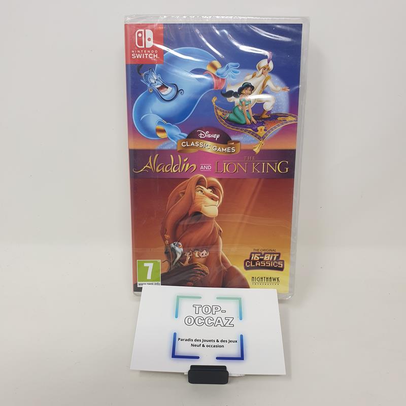 Aladdin et Le Roi Lion Nintendo Switch 2 en 1