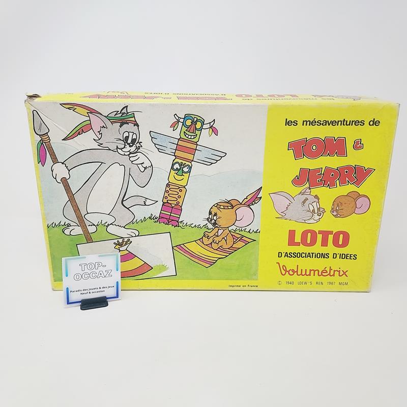 Jeu de société Loto Les mésaventures de Tom et Jerry