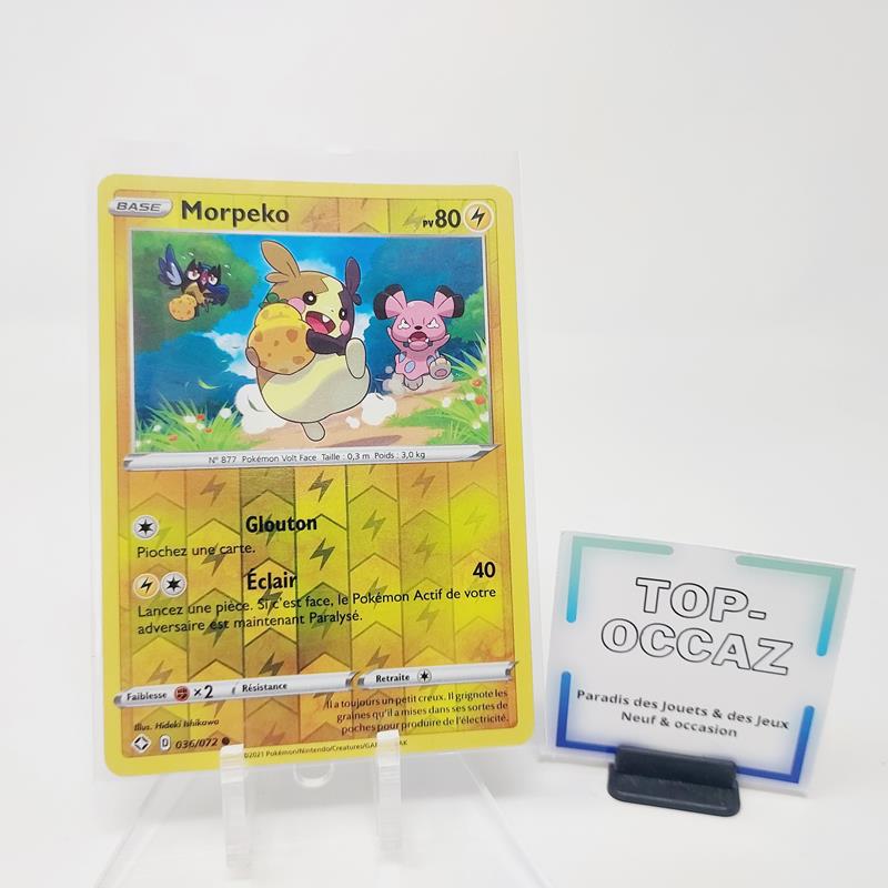 Carte Pokémon Reverse - Morpeko - 036/072 - Destinées Radieuses