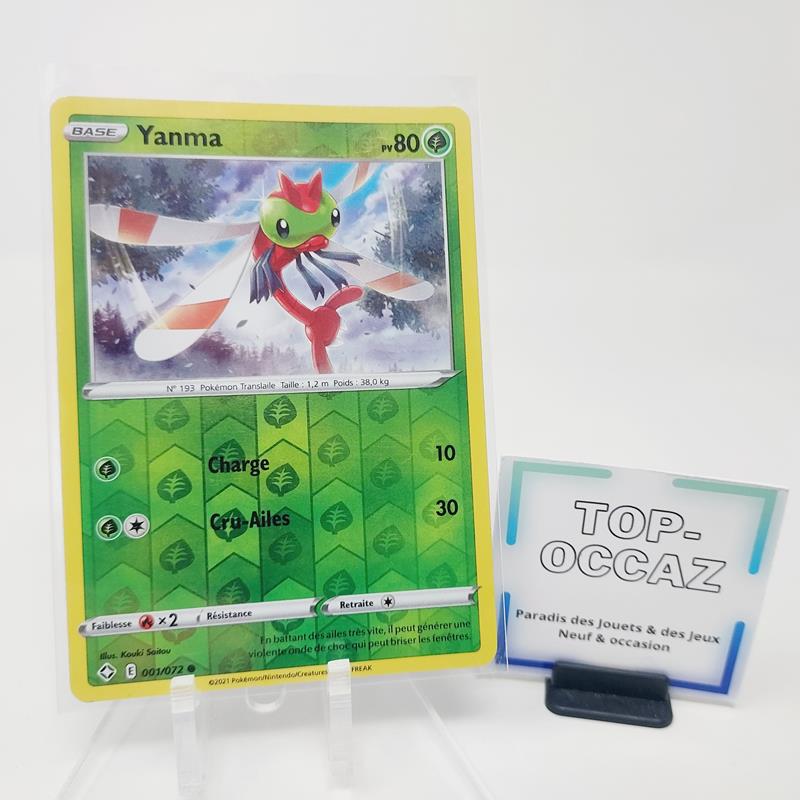 Carte Pokémon Reverse - Yanma - 001/072 - Destinées Radieuses