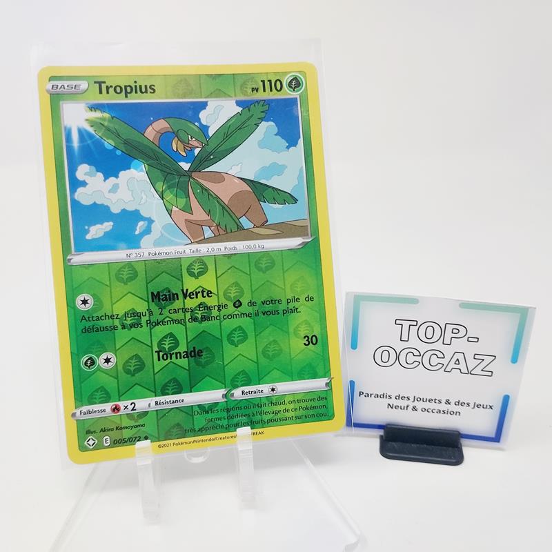 Carte Pokémon Reverse - Tropius - 005/072 - Destinées Radieuses