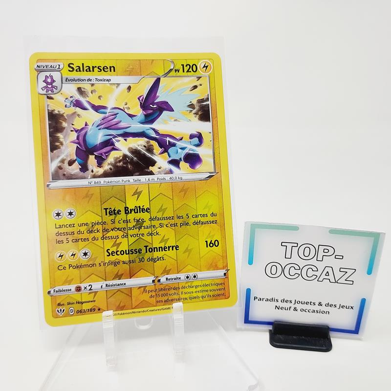 Carte Pokémon Reverse - Salarsen - 063/189 - Ténèbres Embrasées