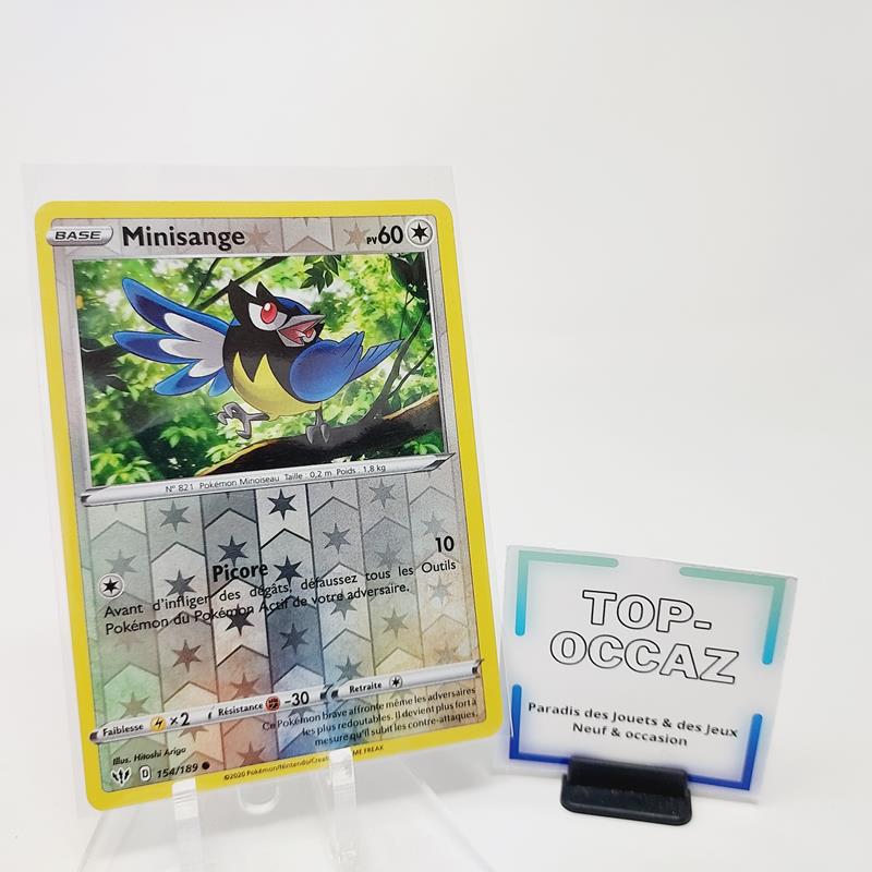 Carte Pokémon Reverse - Minisange - 154/189 - Ténèbres Embrasées