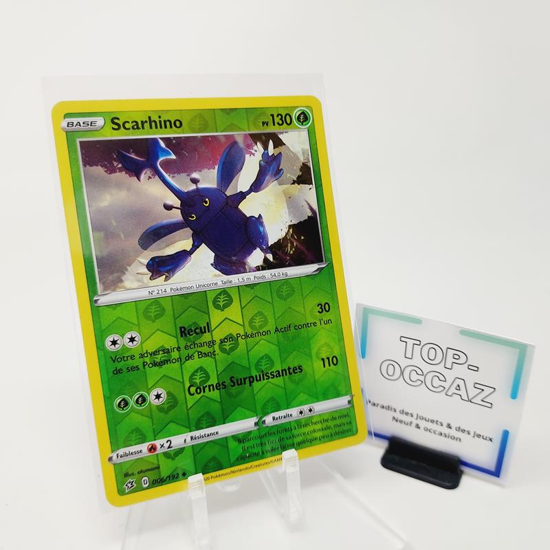 Carte Pokémon Reverse - Scarhino - 006/192 - Clash des Rebelles