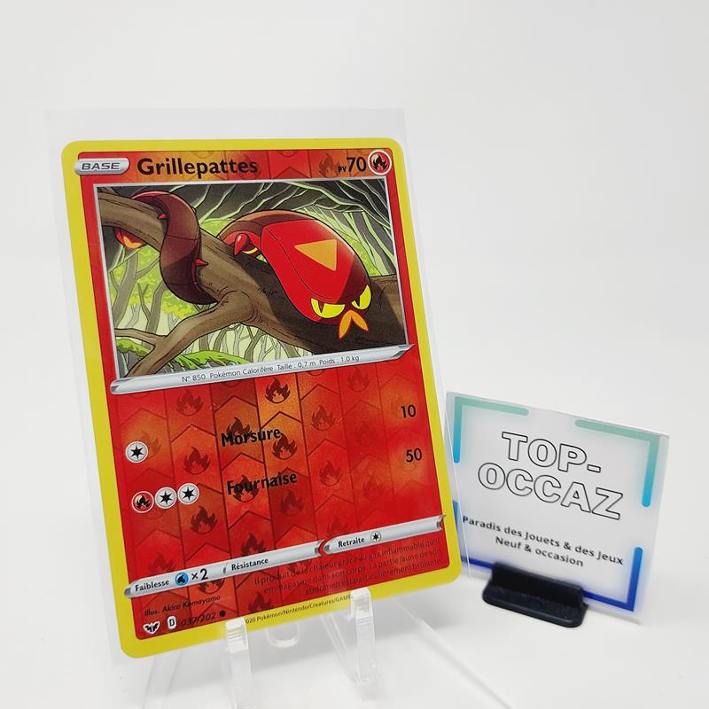 Carte Pokémon Reverse - Grillepattes - 037/202 - Epée et Bouclier