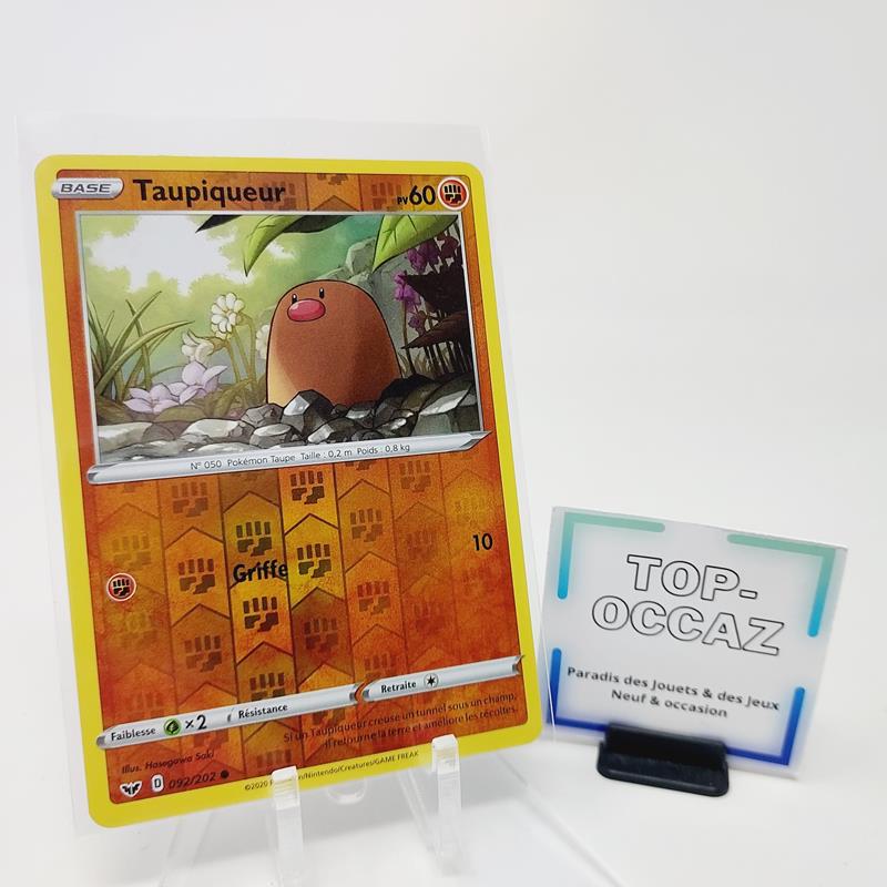 Carte Pokémon Reverse - Taupiqueur - 092/202 - Epée et Bouclier