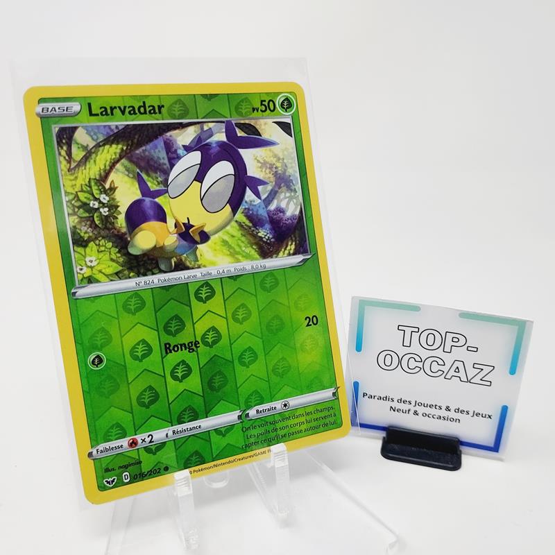 Carte Pokémon Reverse - Larvadar - 016/202 - Epée et Bouclier