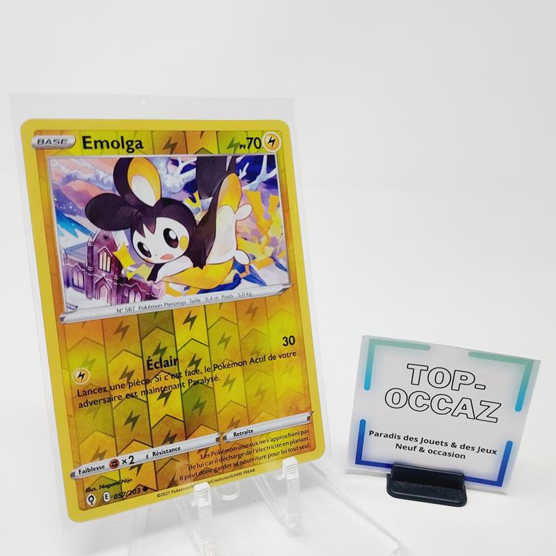 Carte Pokémon Reverse Emolga 057/203 Evolution Céleste