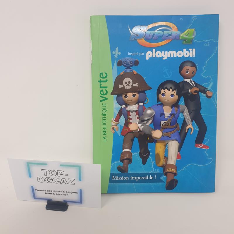 Super 4 Playmobil Tome 3 Bibliothèque Verte