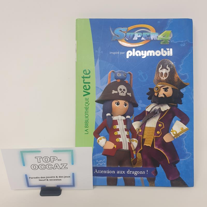 Super 4 Playmobil Tome 1 Bibliothèque Verte