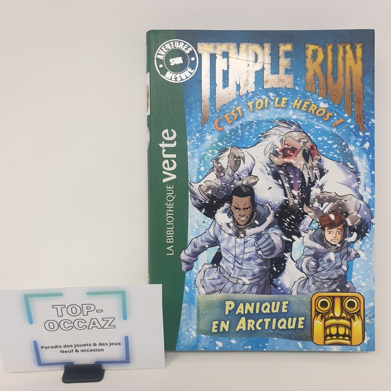 Temple Run, Panique en Arctique Tome 3 Bibliothèque Verte