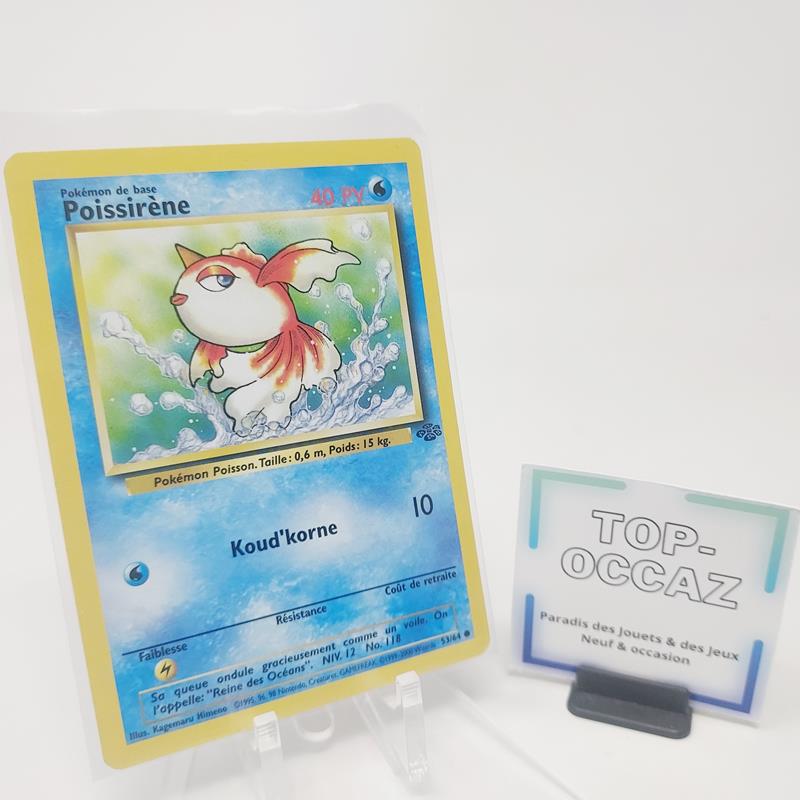 Carte Pokémon Poissirène 53/64 Wizards Jungle