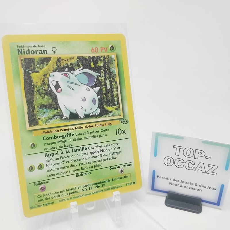 Carte Pokémon Nidoran 57/64 Wizards Jungle