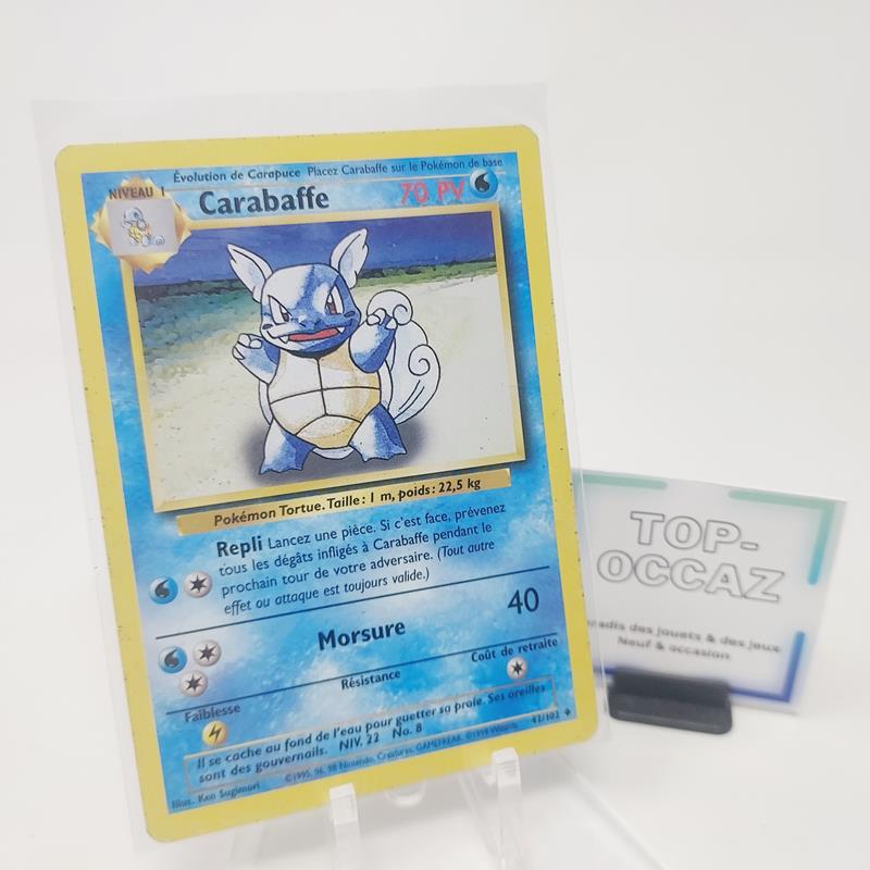 Carte Pokémon carabaffe 42/102 Wizards Set de Base