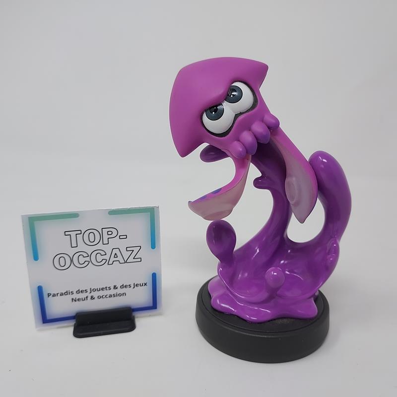 Amiibo Nintendo Splatoon - Calamar Inkling - Violet Néon