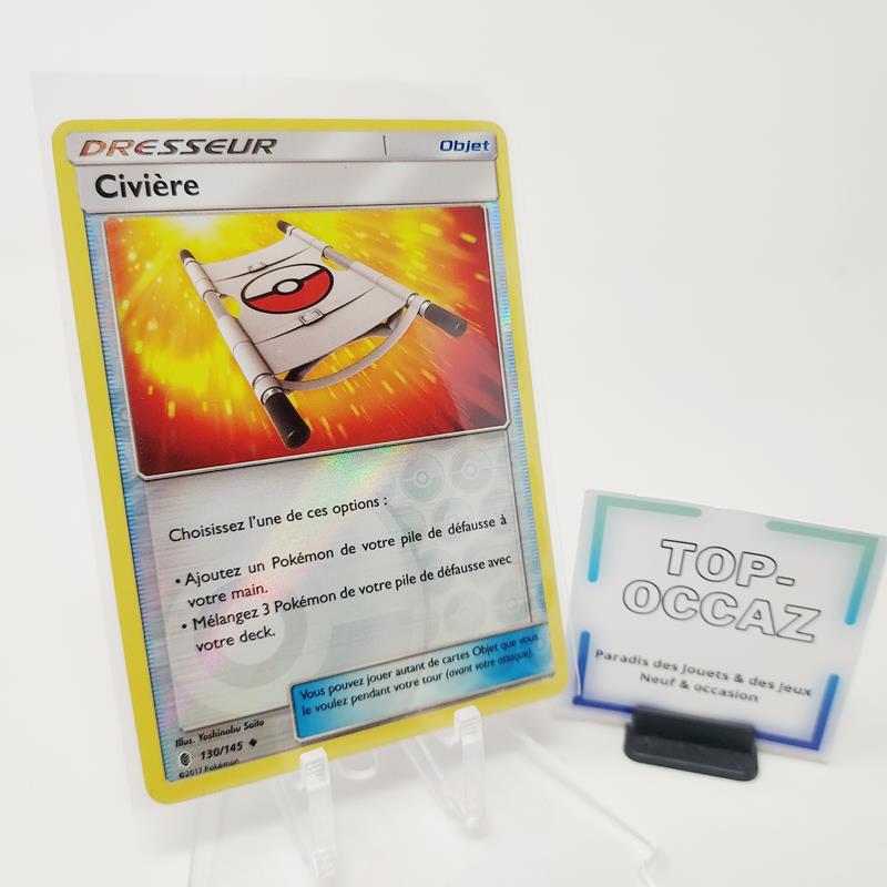 Carte Pokémon Dresseur Civière Reverse 130/145 Gardiens Ascendants