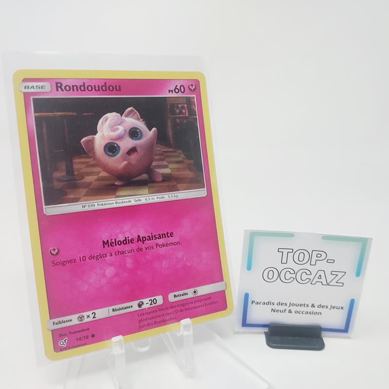 Carte Pokémon Rondoudou 14/18 Pikachu Détective Promo