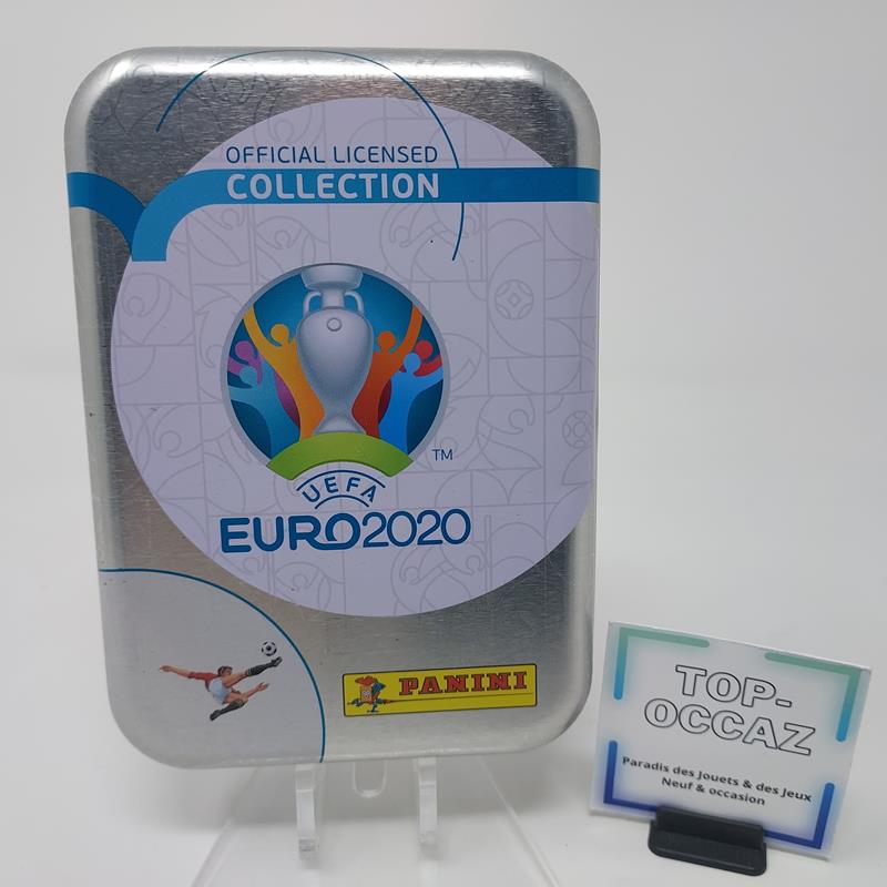 Boite Métal 8 Pochettes UEFA Euro 2000 Panini