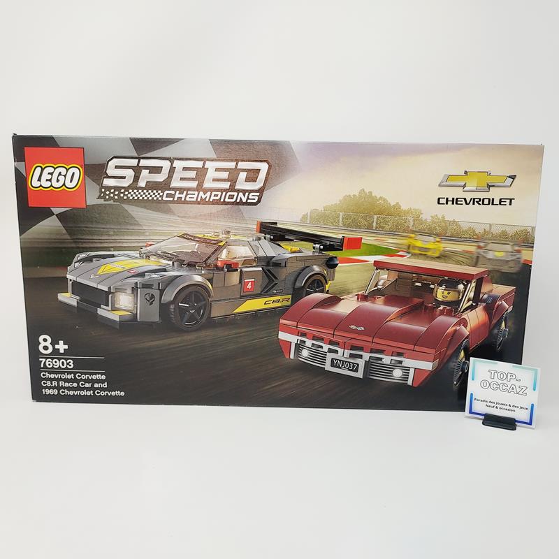 Lego 76903 Speed Champions Chevrolet Corvette C8. R et 1969