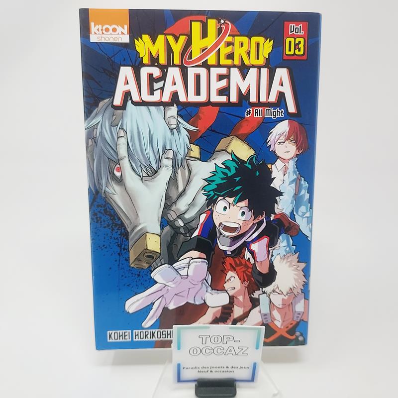 Manga My hero académia Tome 3