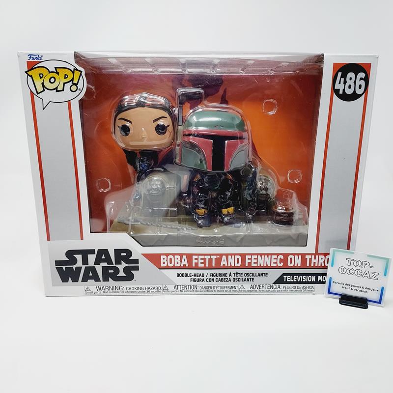 Figurine Pop 486 Star Wars The Mandalorian - Boba Fett et Fennec