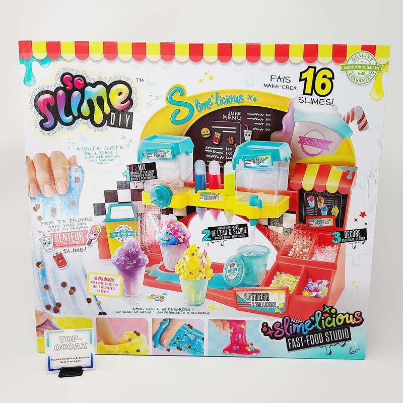 Jeu créatif Slime'licious Slime Fast Food Studio