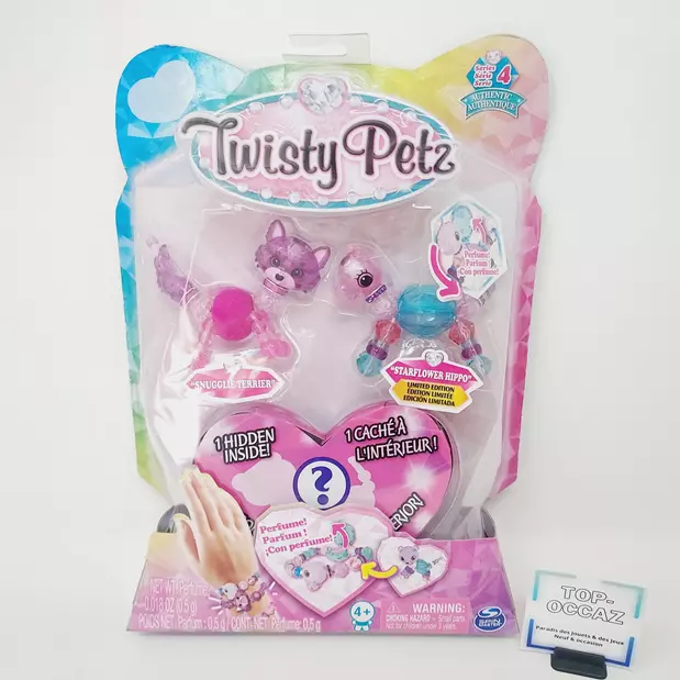 Pack 3 Twisty Petz Série 4 Authentique Parfumé