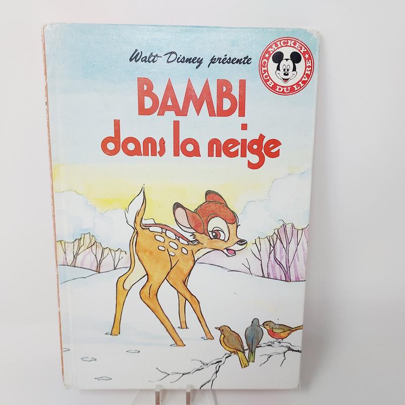 Club Disney Bambi dans la neige Edition Hachette 1983