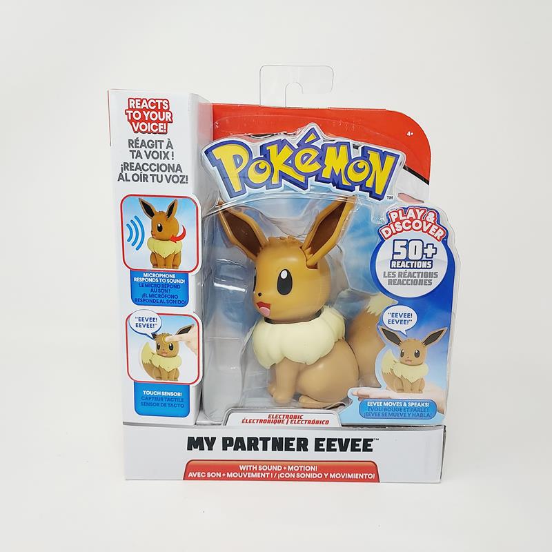 Figurine Pokémon Evoli Mon partenaire -Avec sons et mouvements-