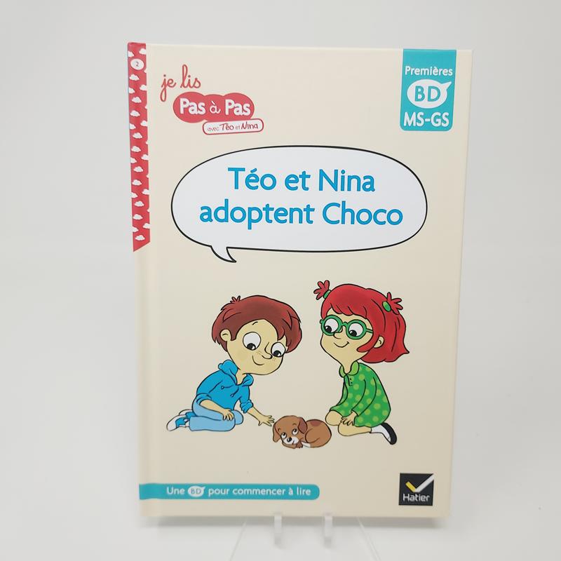 Je lis pas à pas avec Téo et Mila - Téo et Mila adoptent Choco MS-GS